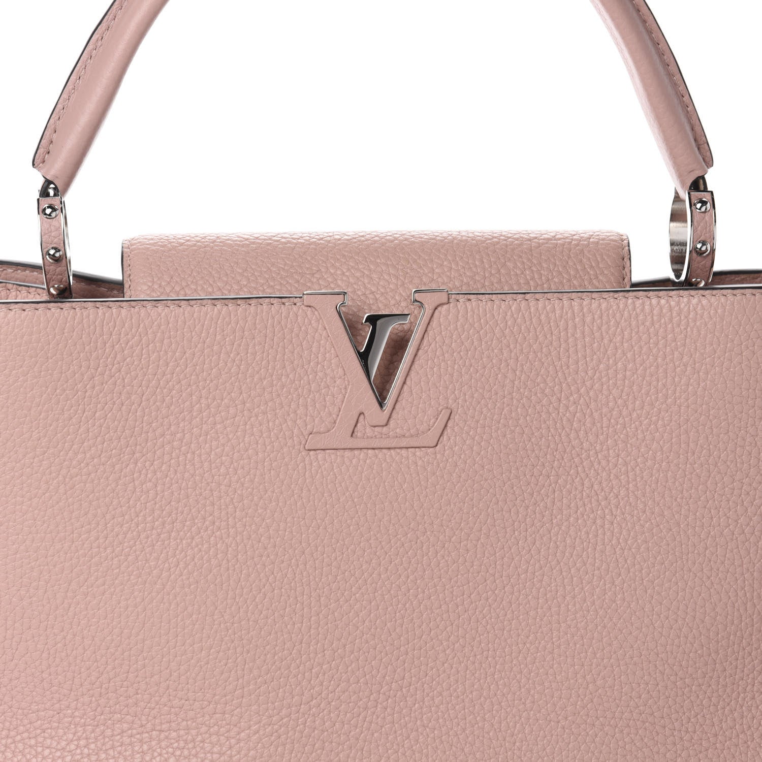 Louis Vuitton Taurillon Capucines MM Magnolia 13 of 13