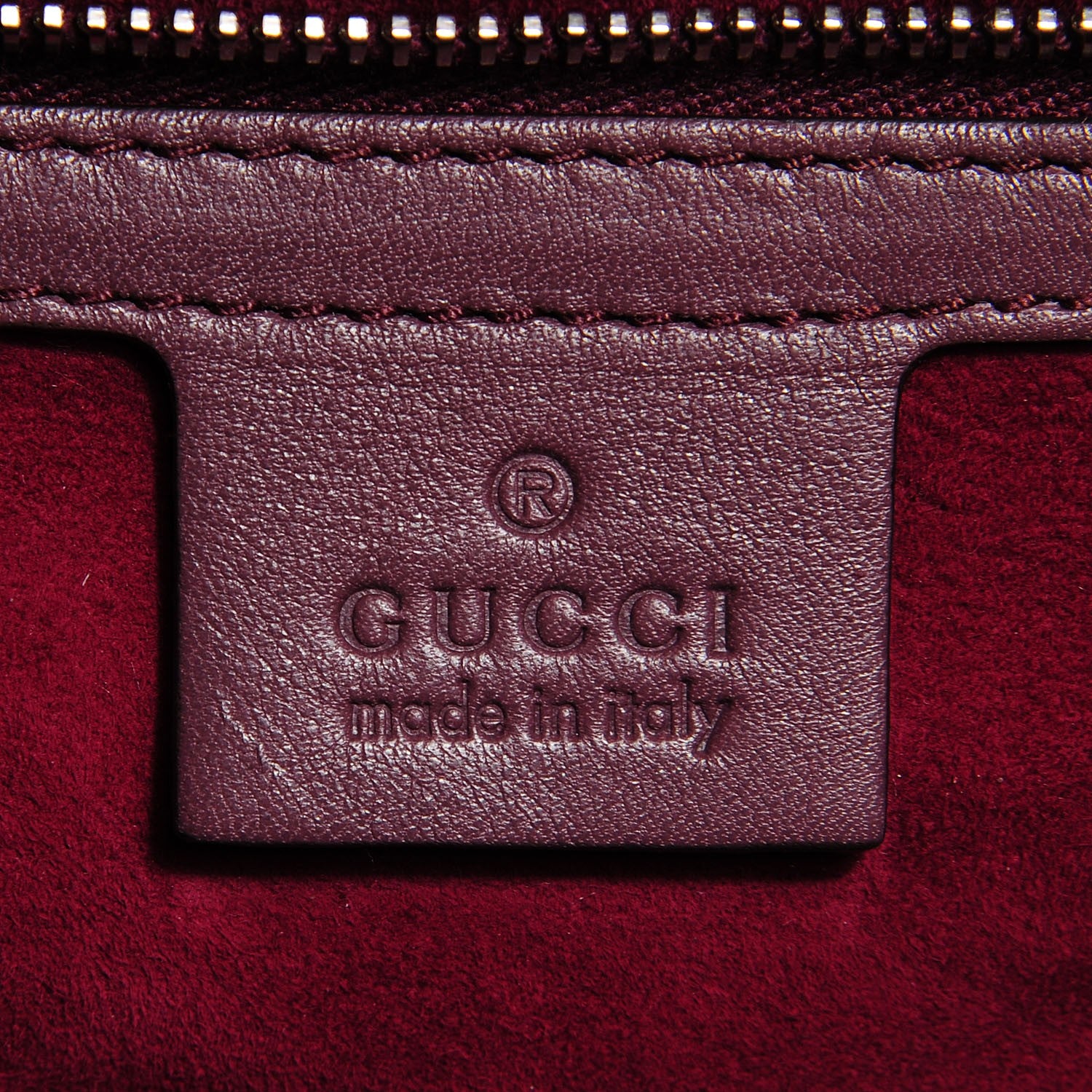 Gucci Regent Calfskin Bamboo Large Lady Lock Top Handle Bag Red Orchid 6 of 7