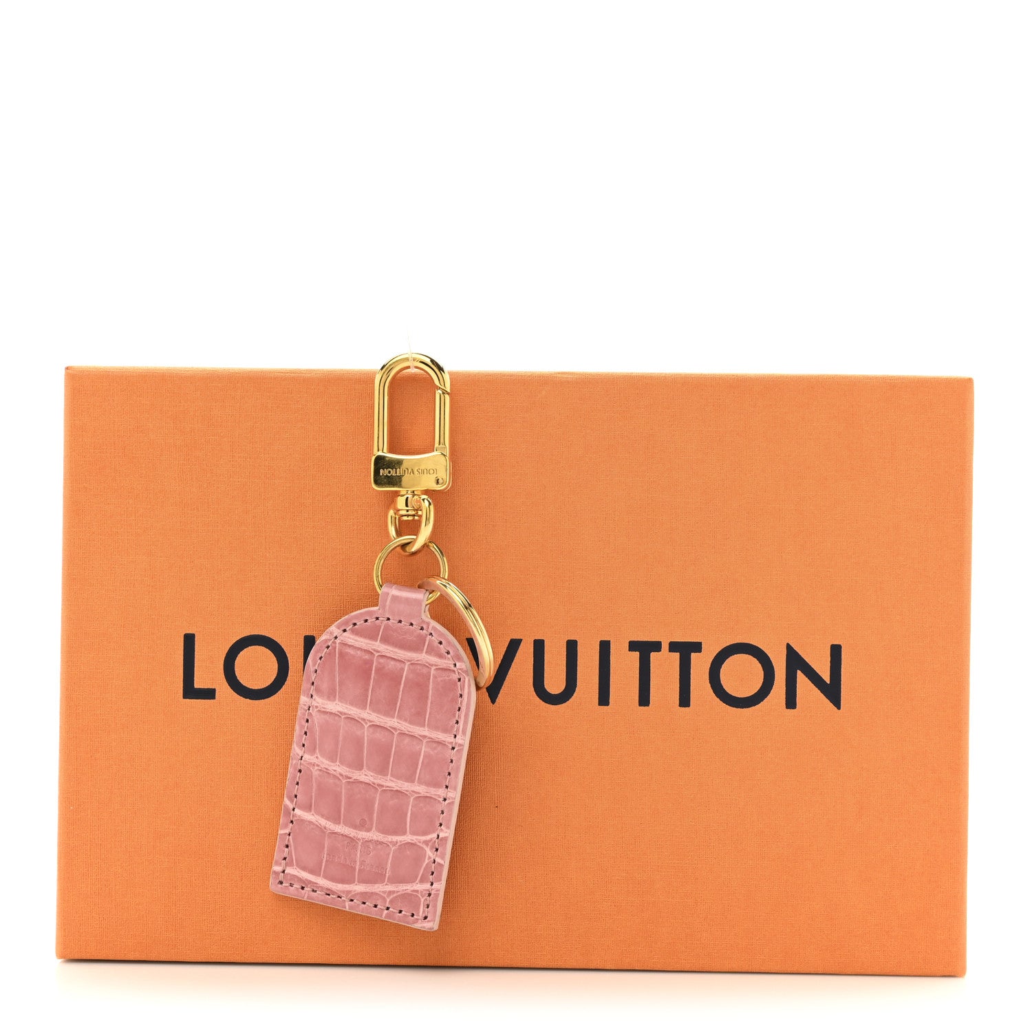 Louis Vuitton Alligator Bag Charm Key Holder Pink 4 of 4