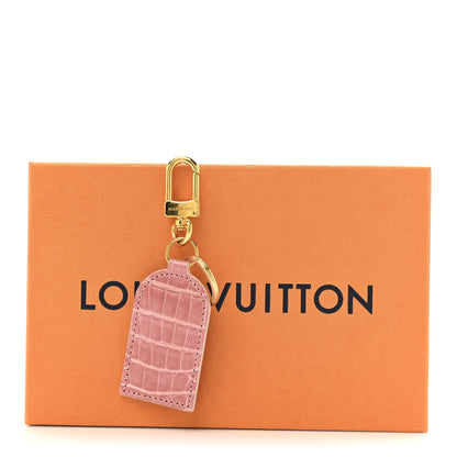 Louis Vuitton Alligator Bag Charm Key Holder Pink 4 of 4