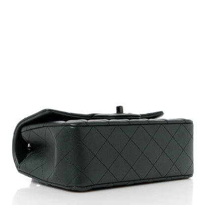 Chanel Lambskin Quilted Mini Rectangular Flap So Black 4 of 12