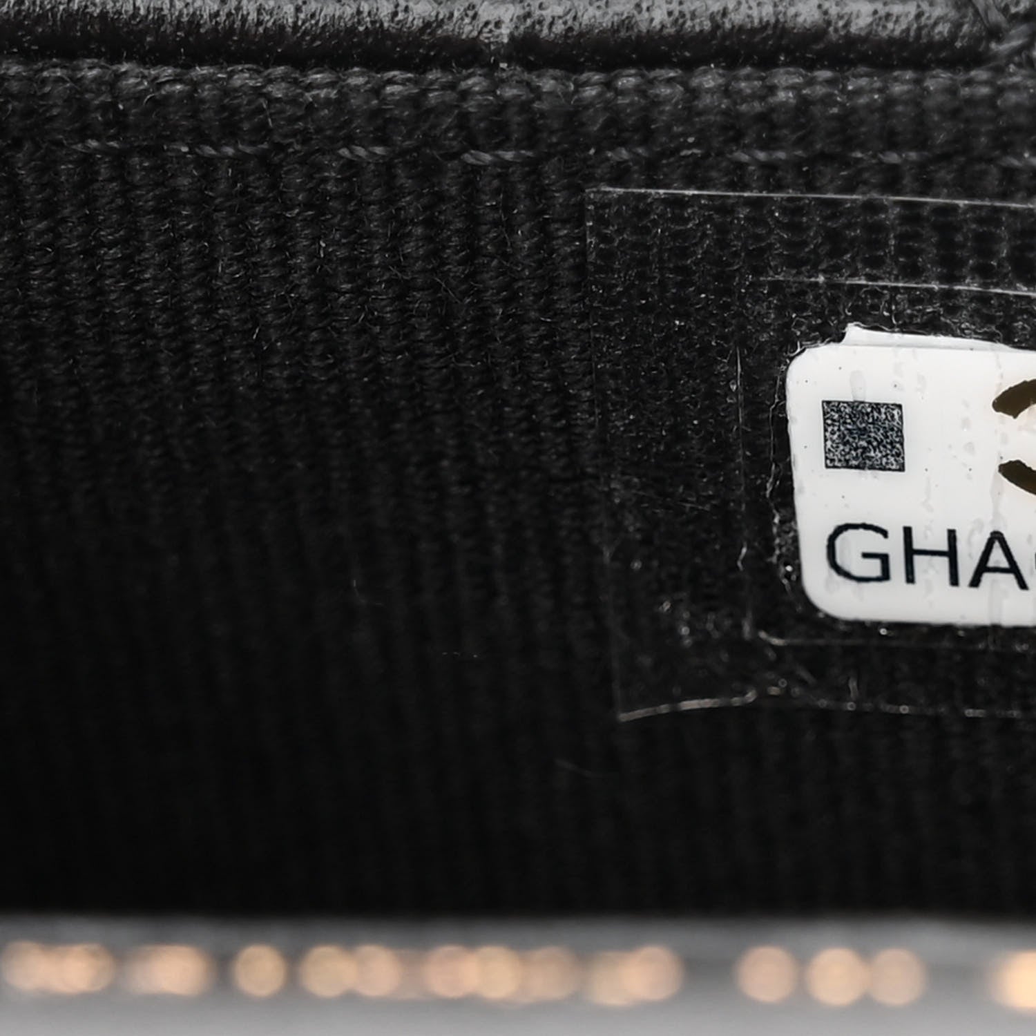 Chanel Lambskin Quilted Pearl Top Handle Clutch With Chain Black 9 of 12