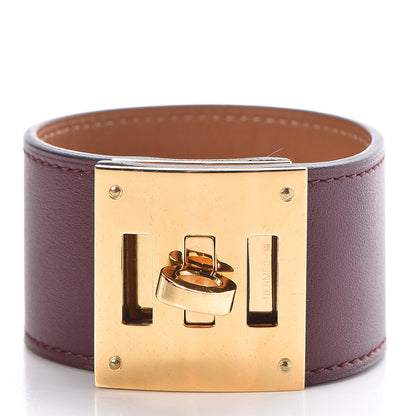 Hermes Swift Kelly Dog Bracelet T3 Bordeaux 3 of 7