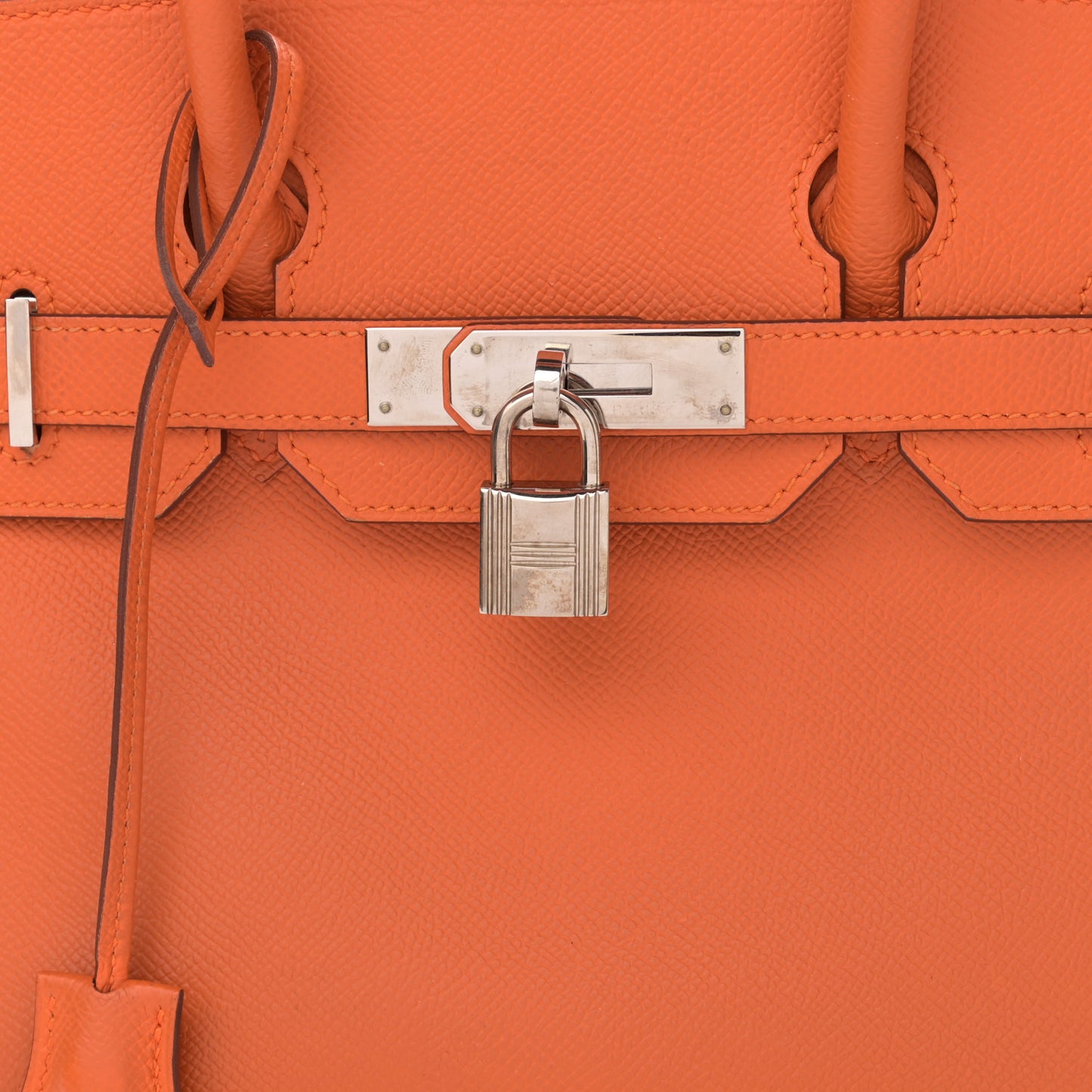 Epsom Birkin 30 Orange