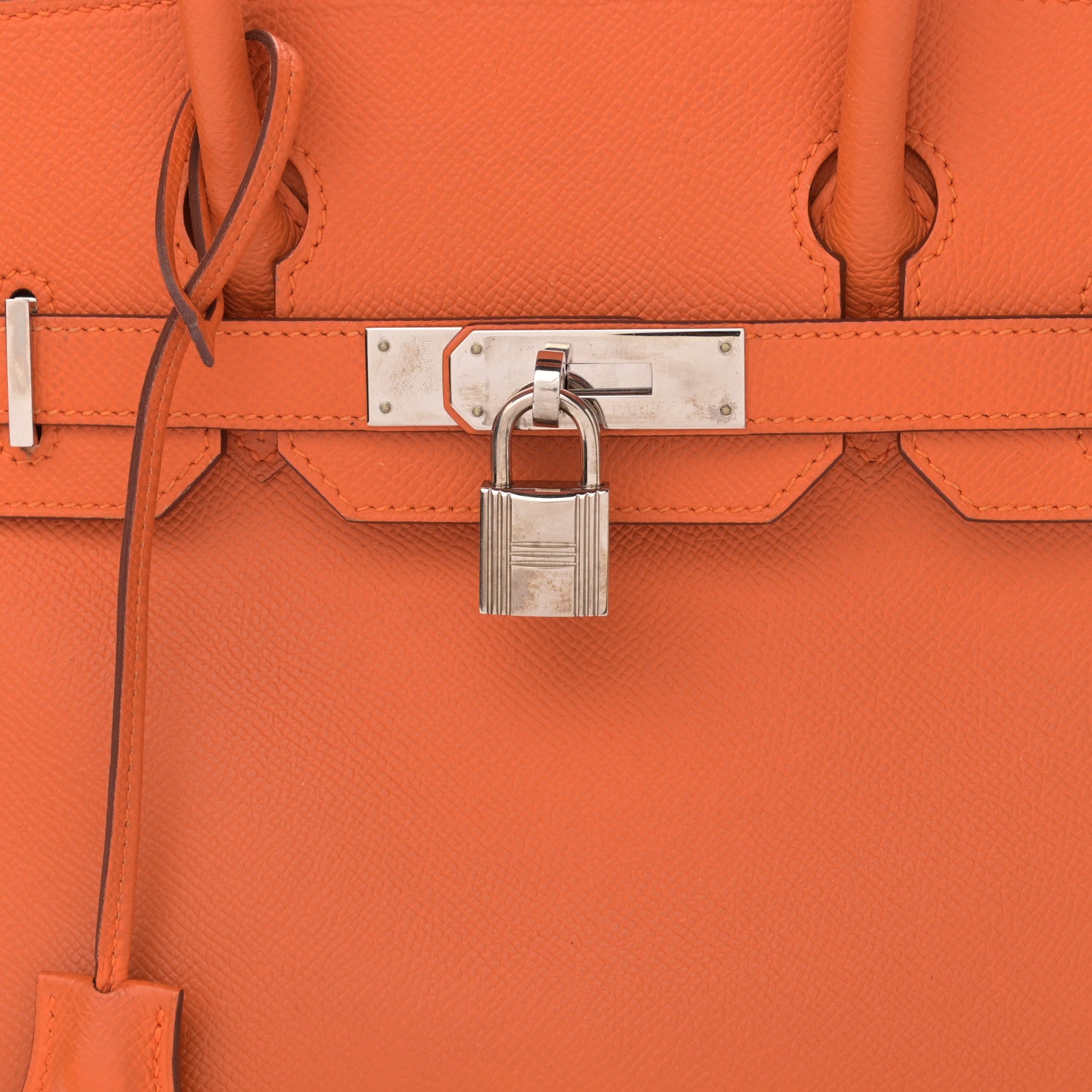 Hermes Epsom Birkin 30 Orange 8 of 24