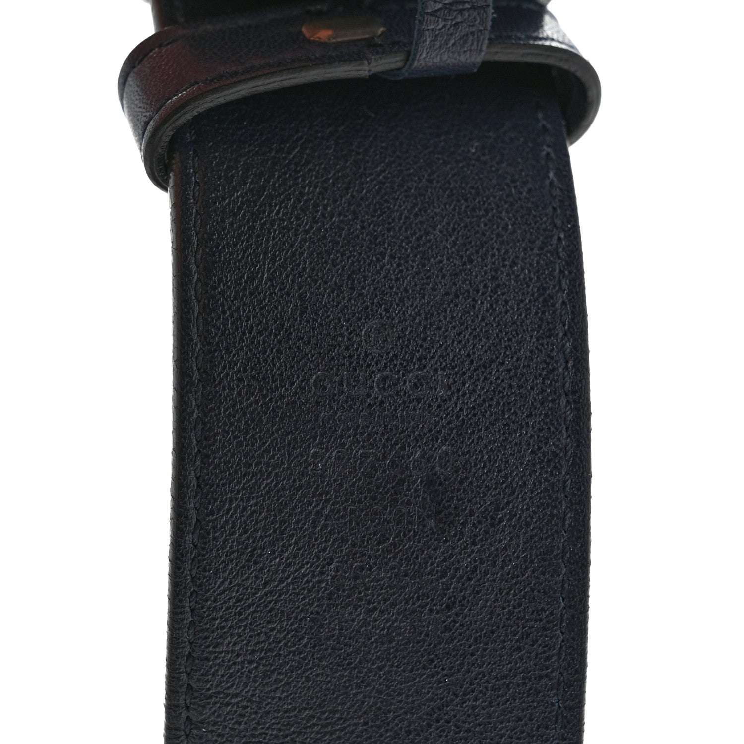 Gucci Moon Calfskin Nickel Double G 40mm Belt 85 34 Blue 5 of 8