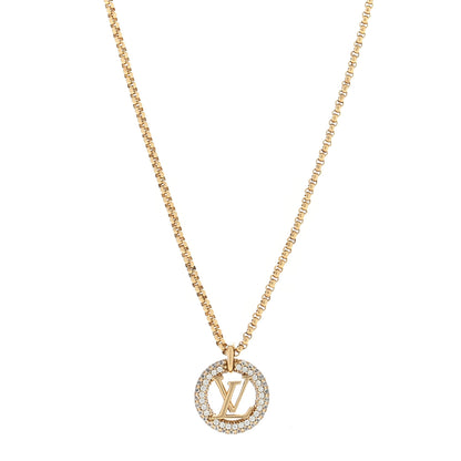 Louis Vuitton Metal Crystal Louise By Night Necklace 1 of 4