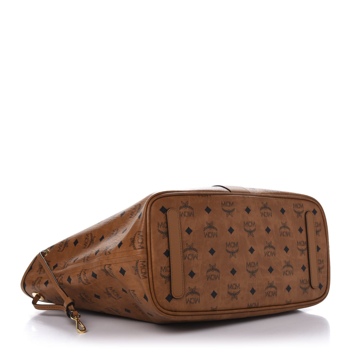 Visetos Medium Liz Reversible Shopper Tote Cognac