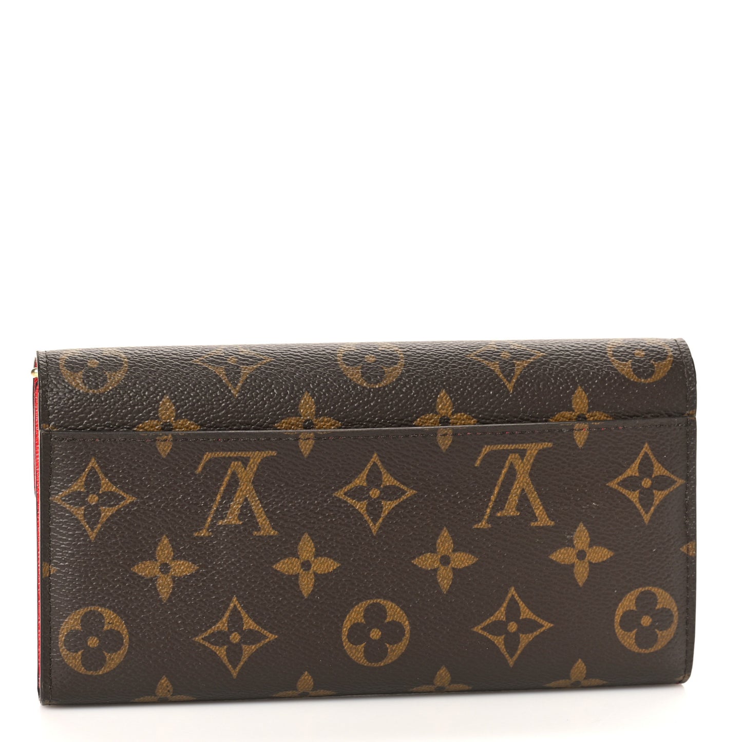 Monogram Sarah Wallet NM Coquelicot
