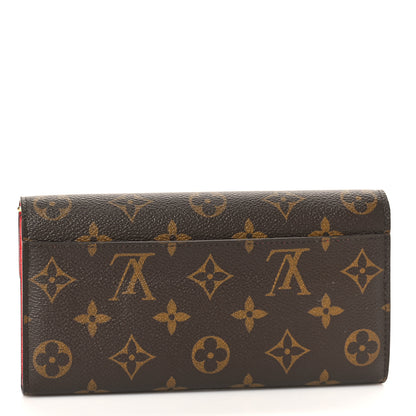 Louis Vuitton Monogram Sarah Wallet NM Coquelicot 3 of 9
