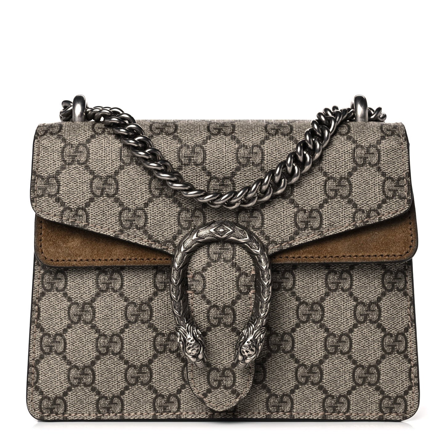 GG Supreme Monogram Mini Dionysus Shoulder Bag Taupe