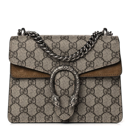 Gucci GG Supreme Monogram Mini Dionysus Shoulder Bag Taupe 1 of 14