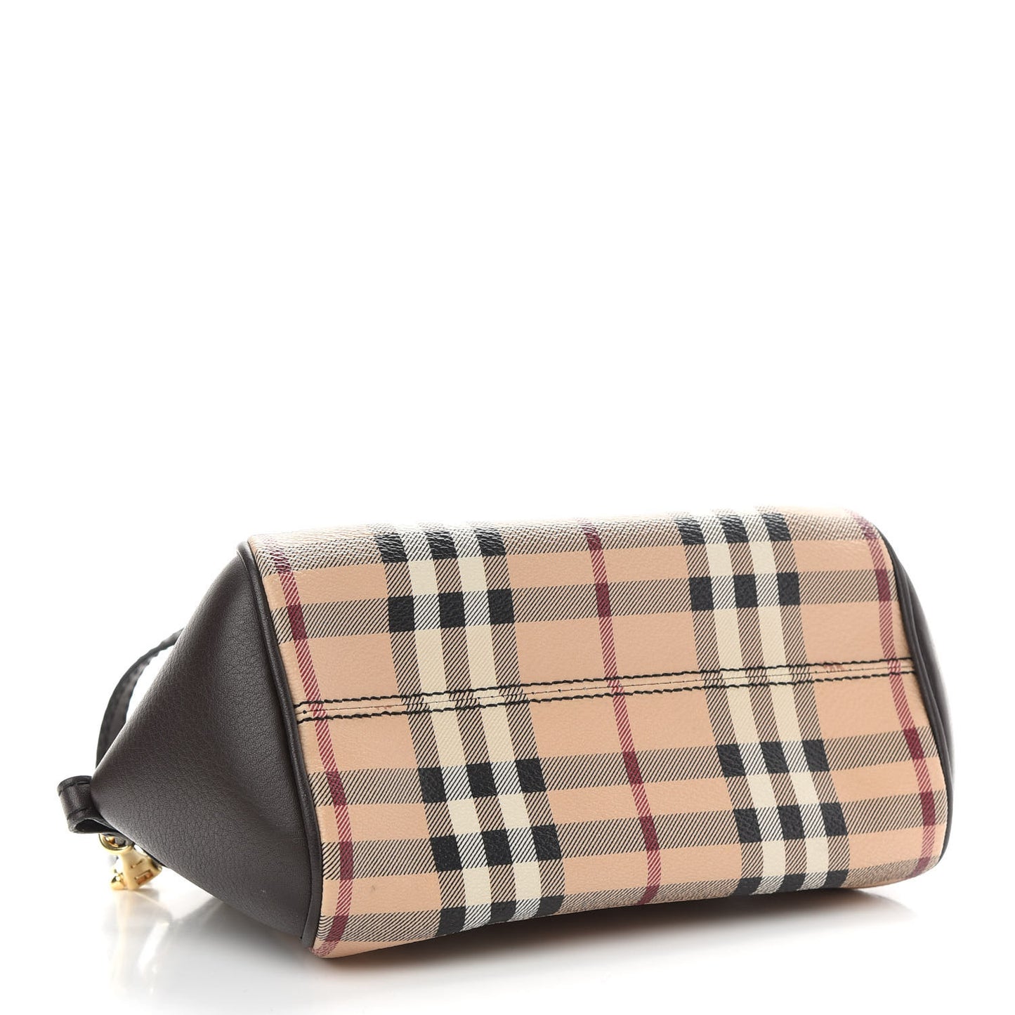 Haymarket Check Mini Blaze Crossbody Bag Chocolate