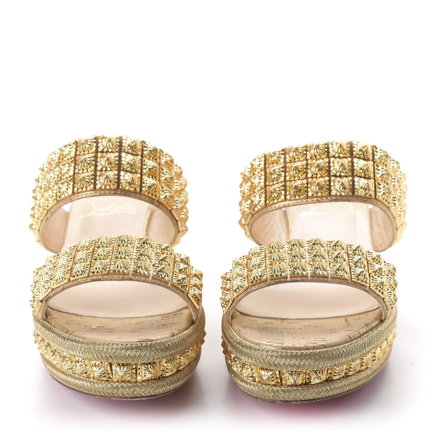 Liege Pepite 60 Platform Sandals 37 Version Gold