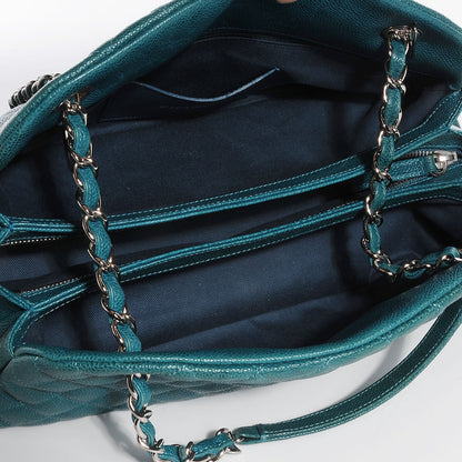 Chanel Caviar Quilted Medium Just Mademoiselle Turquoise 5 of 8