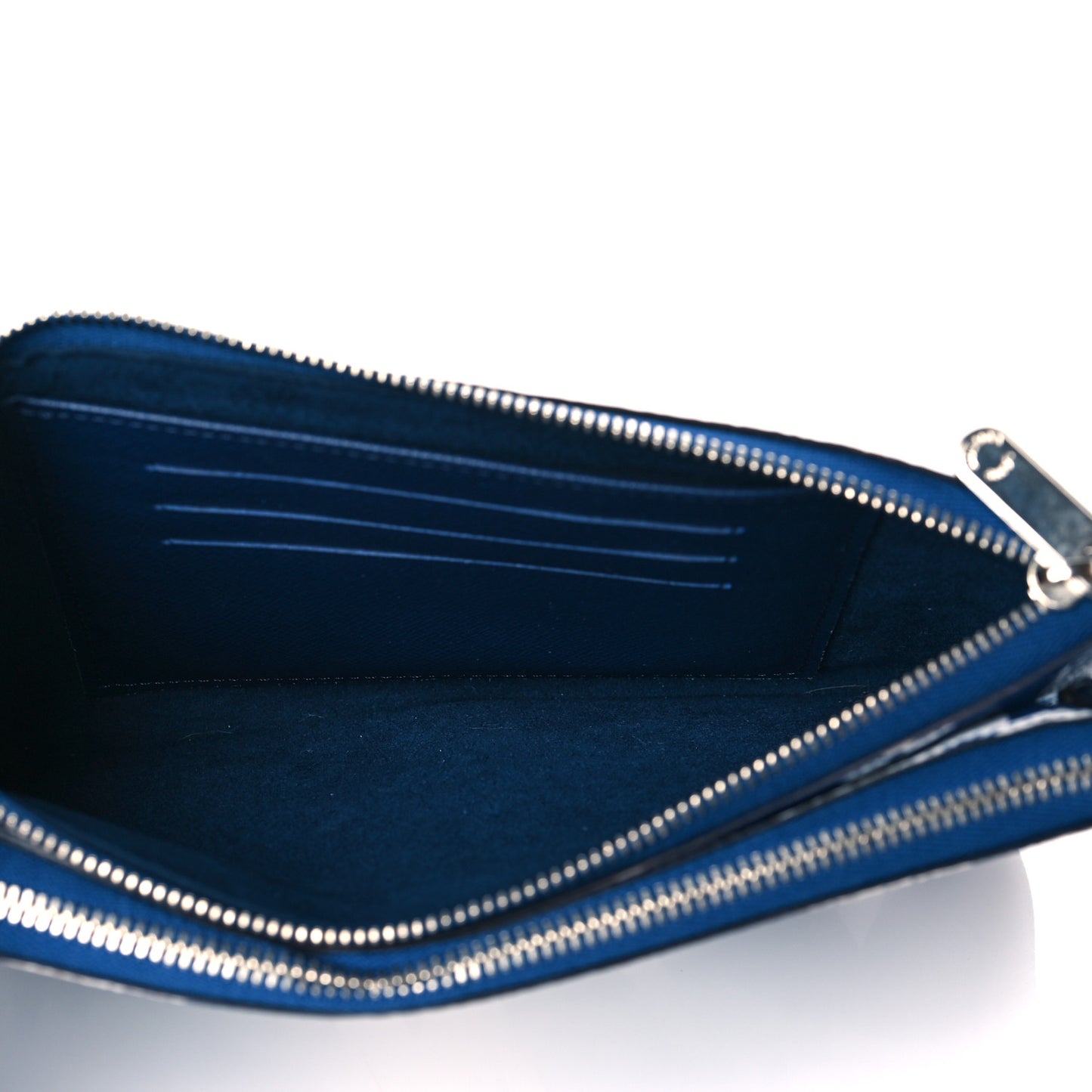Monogram Giant Escale Double Zip Pochette Blue