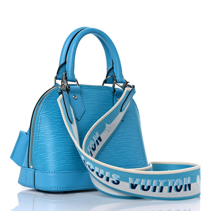 Louis Vuitton Epi Jacquard Alma BB Turquoise 2 of 7