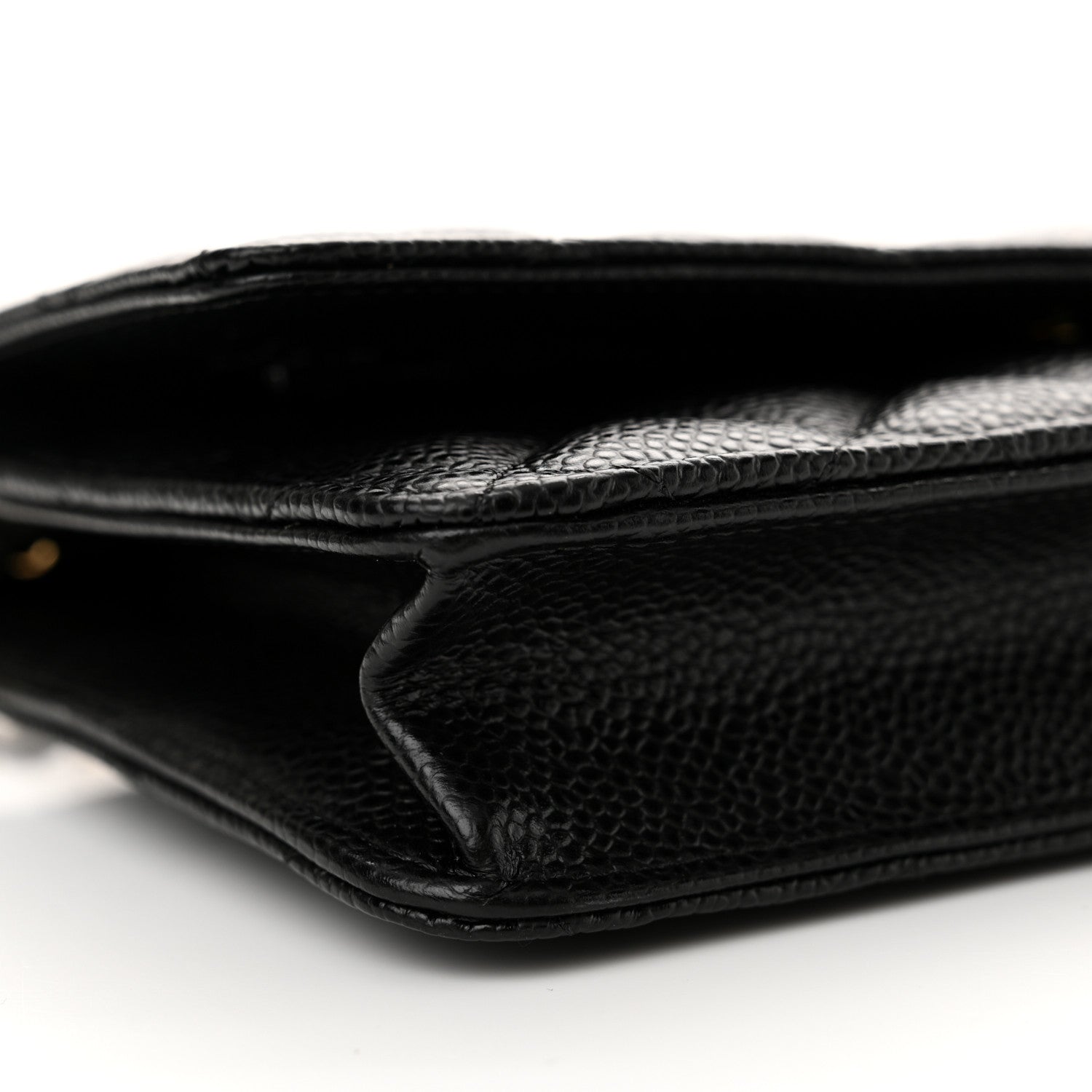Chanel Caviar Quilted Wallet on Chain WOC Black 10 of 12