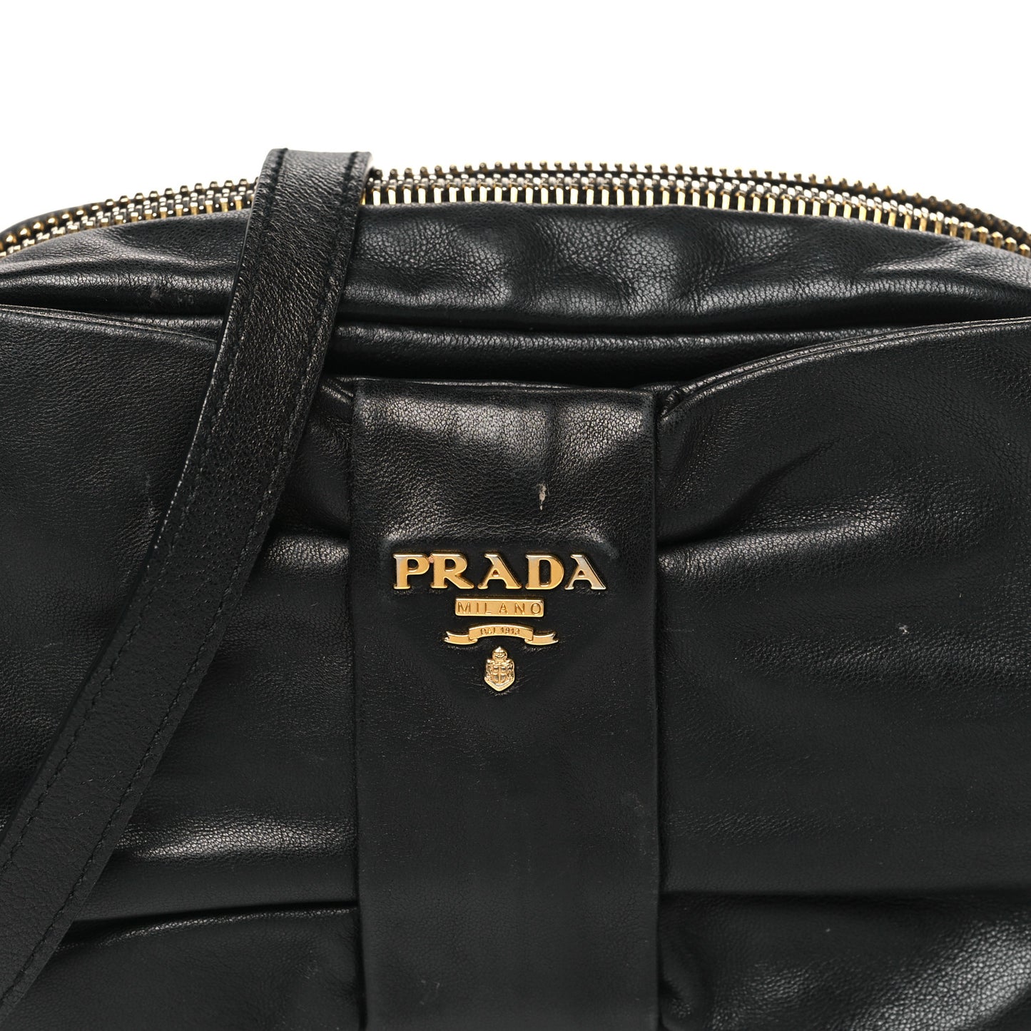 Nappa Bow Camera Bag Black