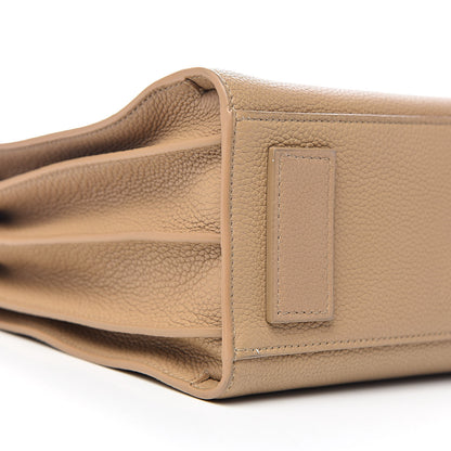 Saint Laurent Grained Calfskin Baby Sac De Jour Souple Dark Beige 10 of 12