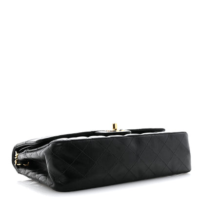Chanel Lambskin Quilted Medium Double Flap Black 4 of 13