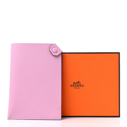 Hermes Epsom Tarmac PM Passport Holder Mauve Sylvestre 7 of 7