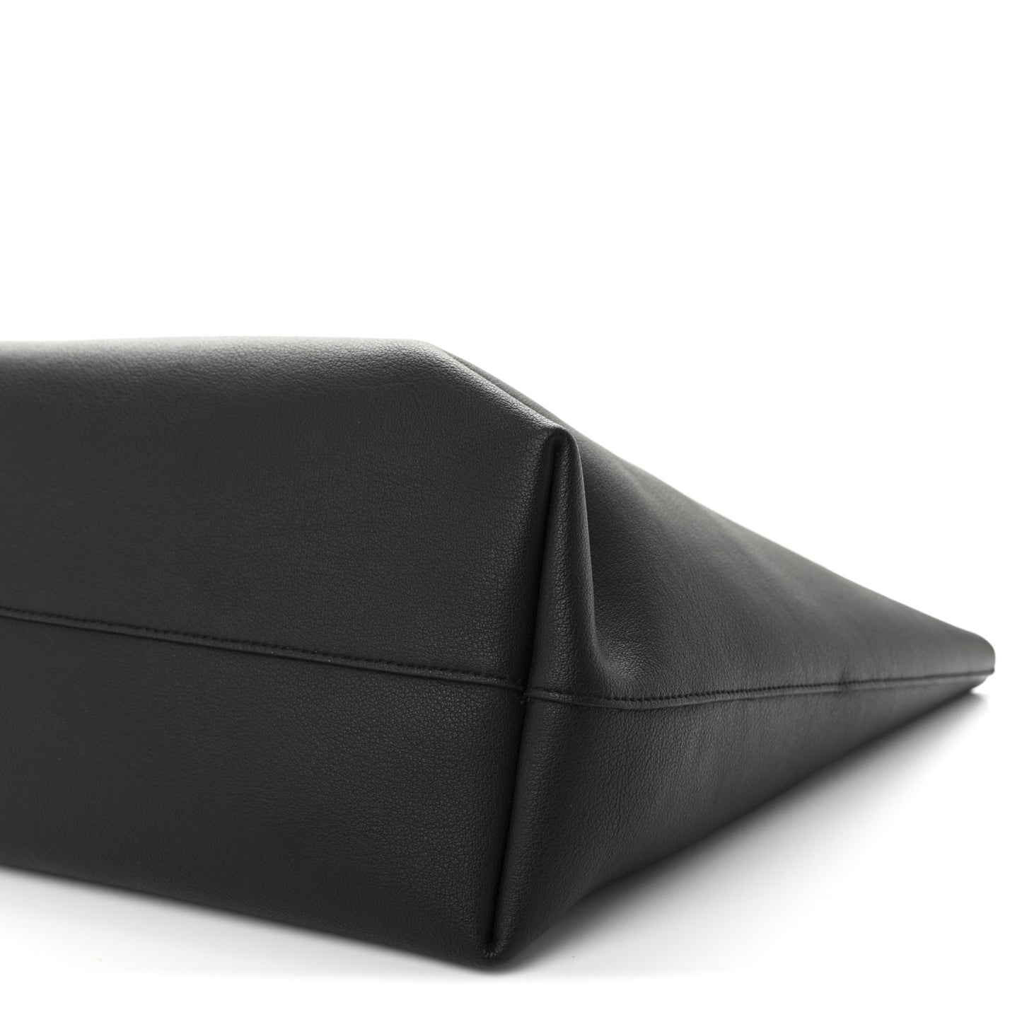 Calfskin Large Shopping Tote Black