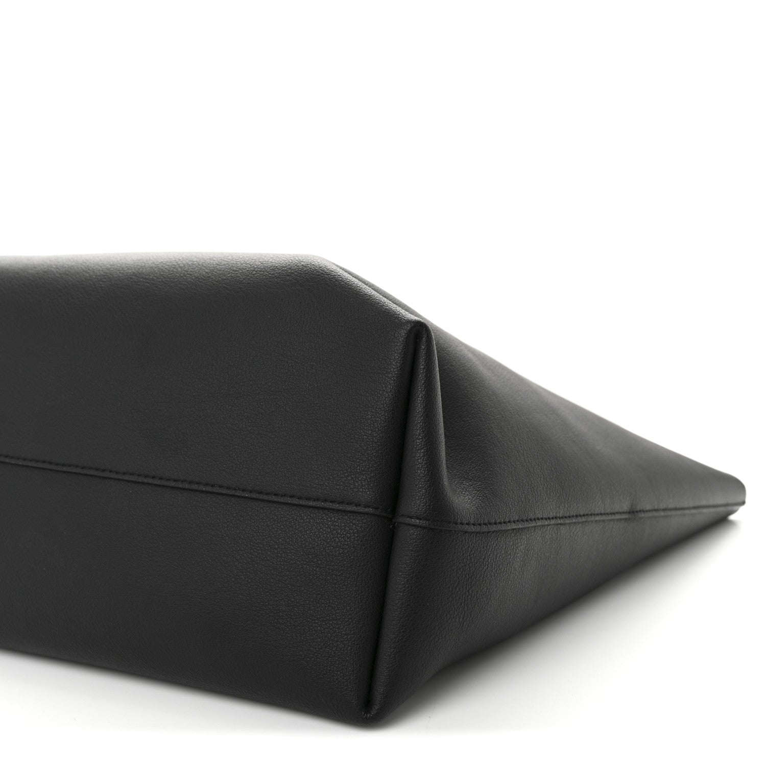 Saint Laurent Calfskin Large Shopping Tote Black 9 of 9