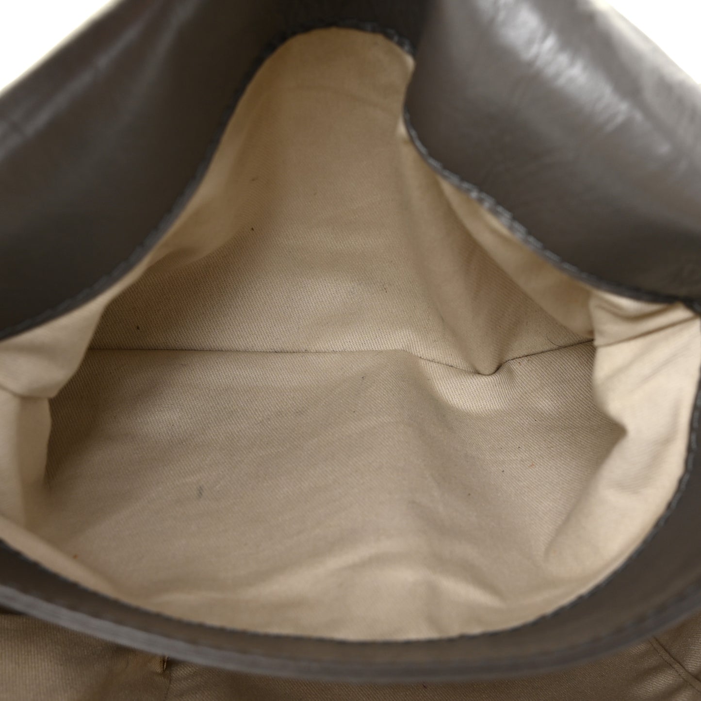 Aged Calfskin Medium Lady Pearly Flap Grey