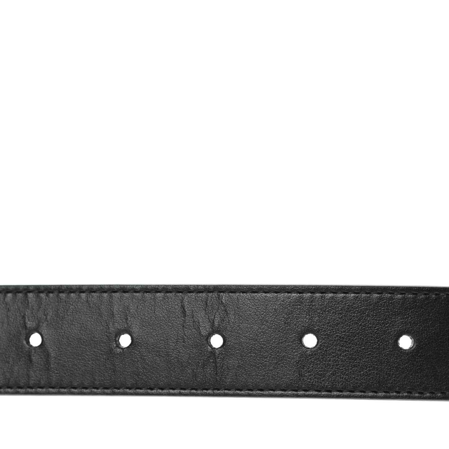 Plutone Calfskin Double G 30mm Belt 75 30 Black