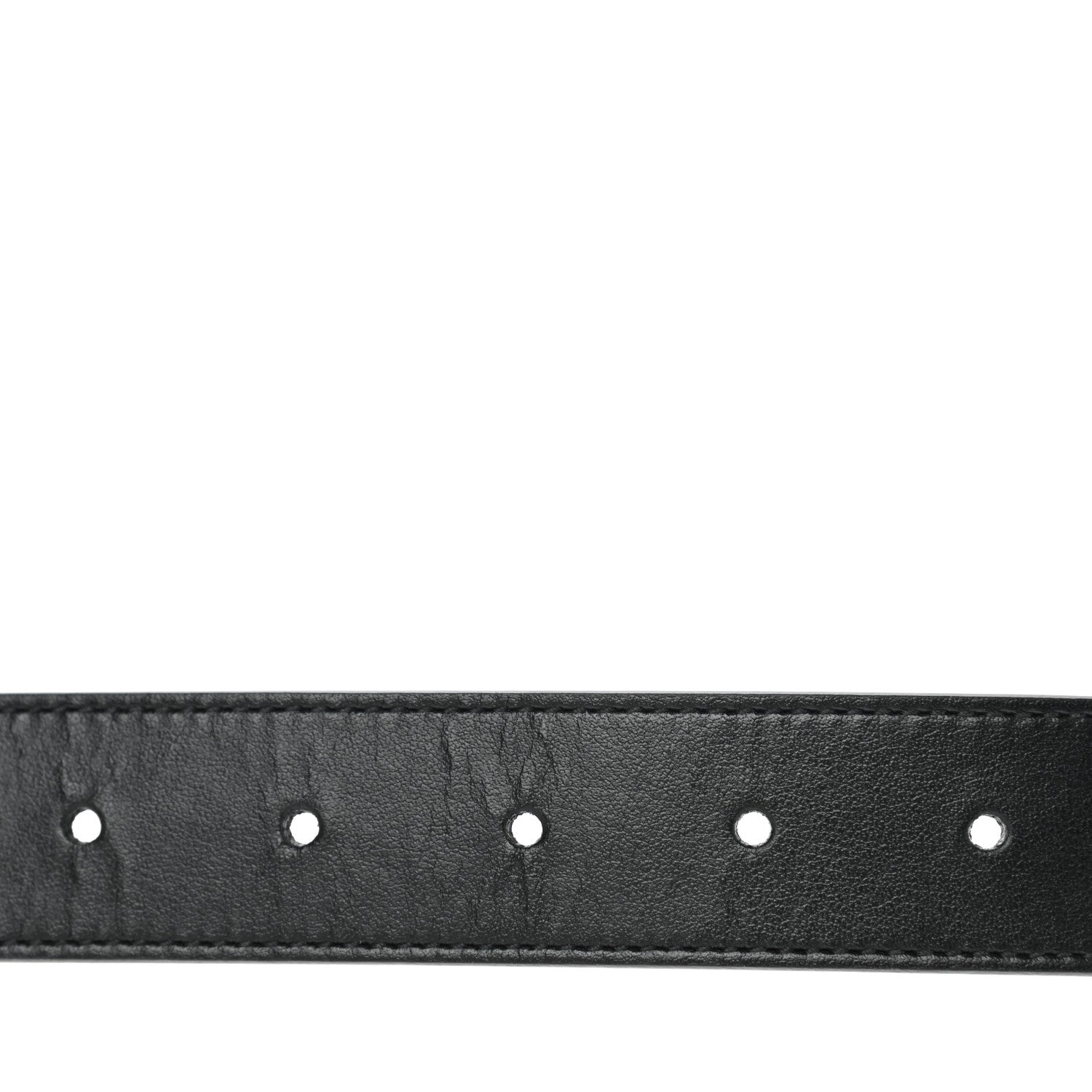 Gucci Plutone Calfskin Double G 30mm Belt 75 30 Black 5 of 6