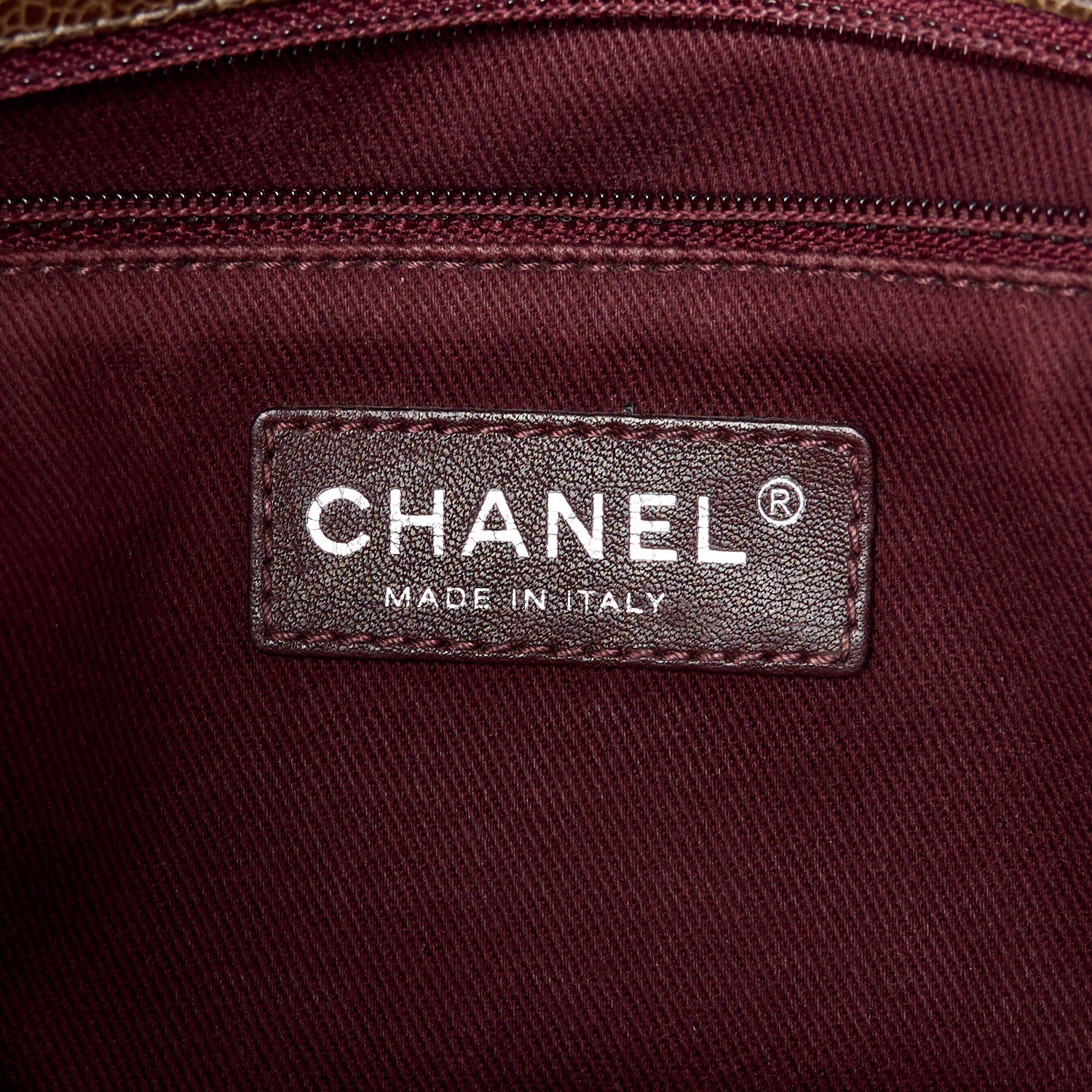 Chanel Crumpled Grained Calfskin Medium CC Crave Flap Brown 6 of 14