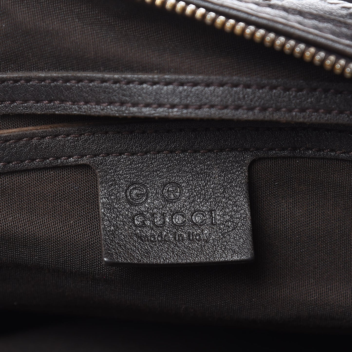 Guccissima Medium Joy Boston Dark Brown