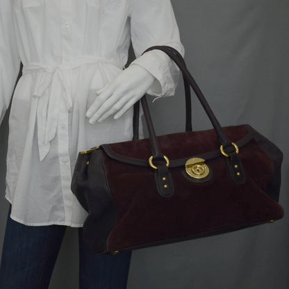 Marc Jacobs Soft Calfskin and Suede Satchel 3 of 13
