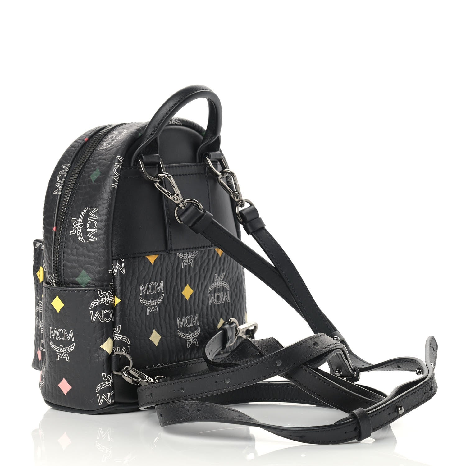MCM Visetos Spektrum X-Mini Backpack Black 3 of 9
