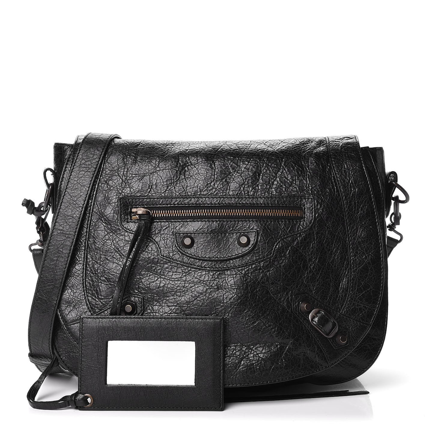 Agneau Classic Hardware Neo Folk Messenger Black