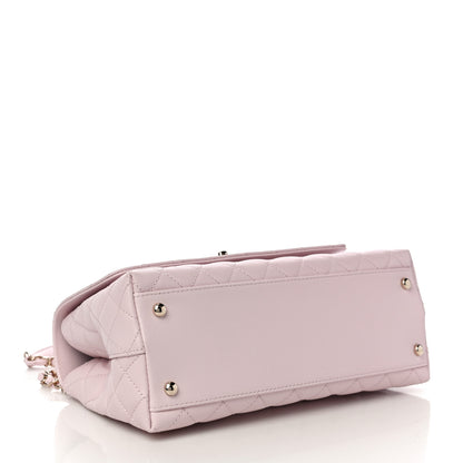 Chanel Caviar Quilted Small Coco Handle Flap Light Pink 4 of 10