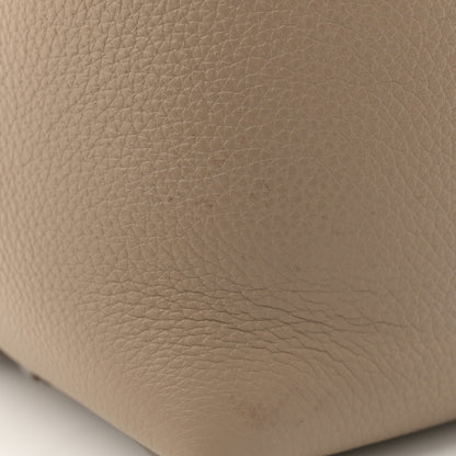 The Row Grained Calfskin Medium N/S Park Tote Dark Taupe 11 of 11