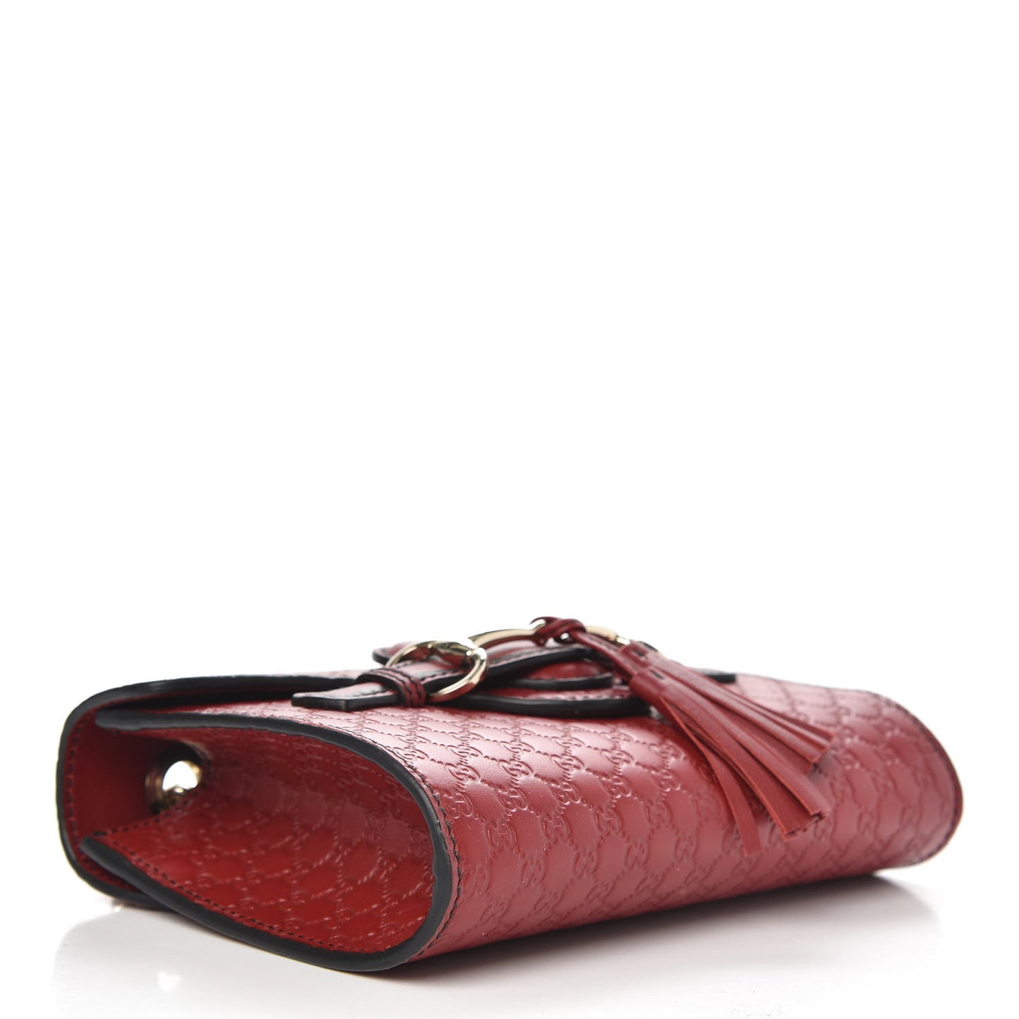 Soft Microguccissima Mini Emily Chain Shoulder Bag Rosso