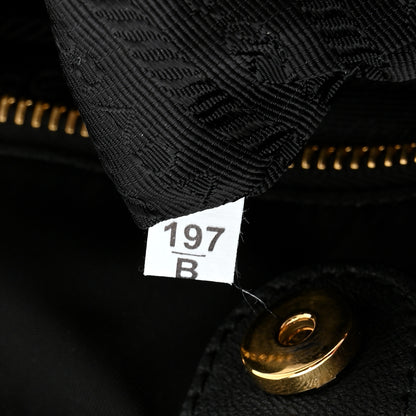 Prada Nylon Tessuto Impuntu Quilted Tote Black 7 of 10