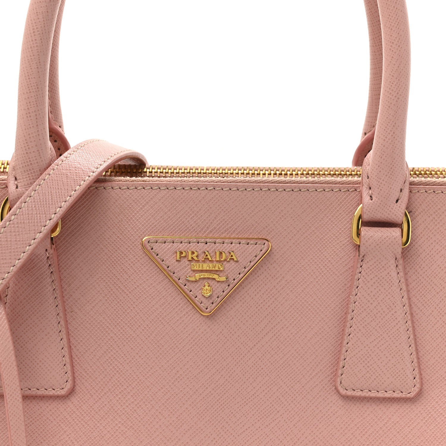 Prada Saffiano Lux Small Double Zip Tote Orchidea 7 of 13