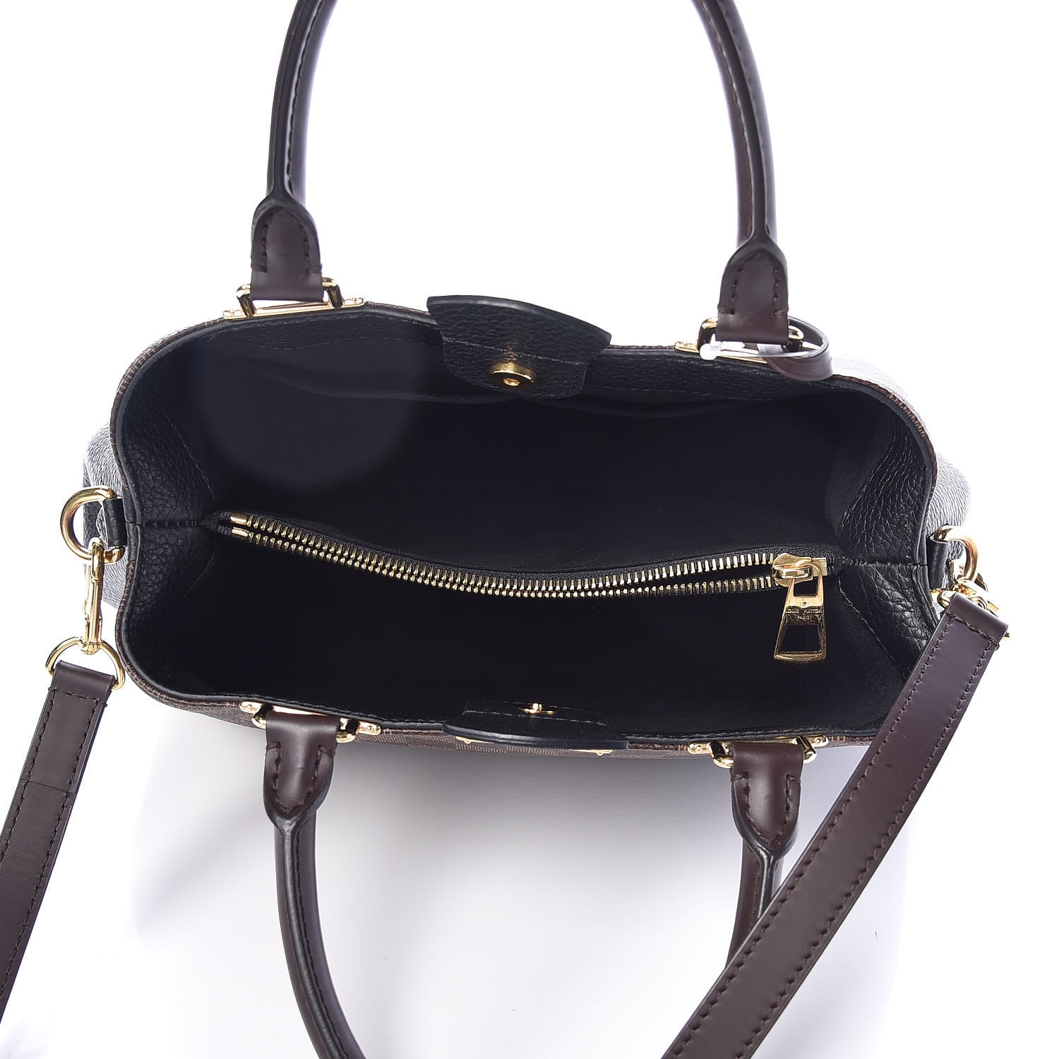 Louis Vuitton Damier Ebene Cuir Taurillon Brittany Black 5 of 10