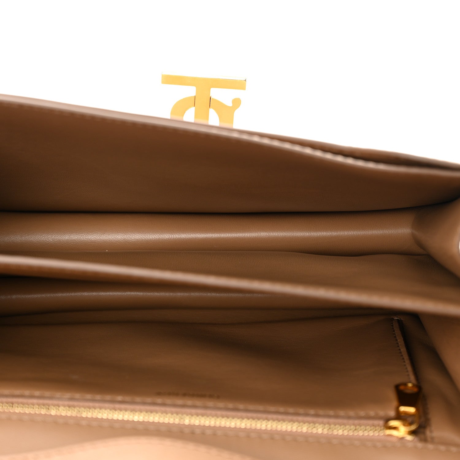 Burberry Calfskin Medium TB Bag Brown 5 of 11