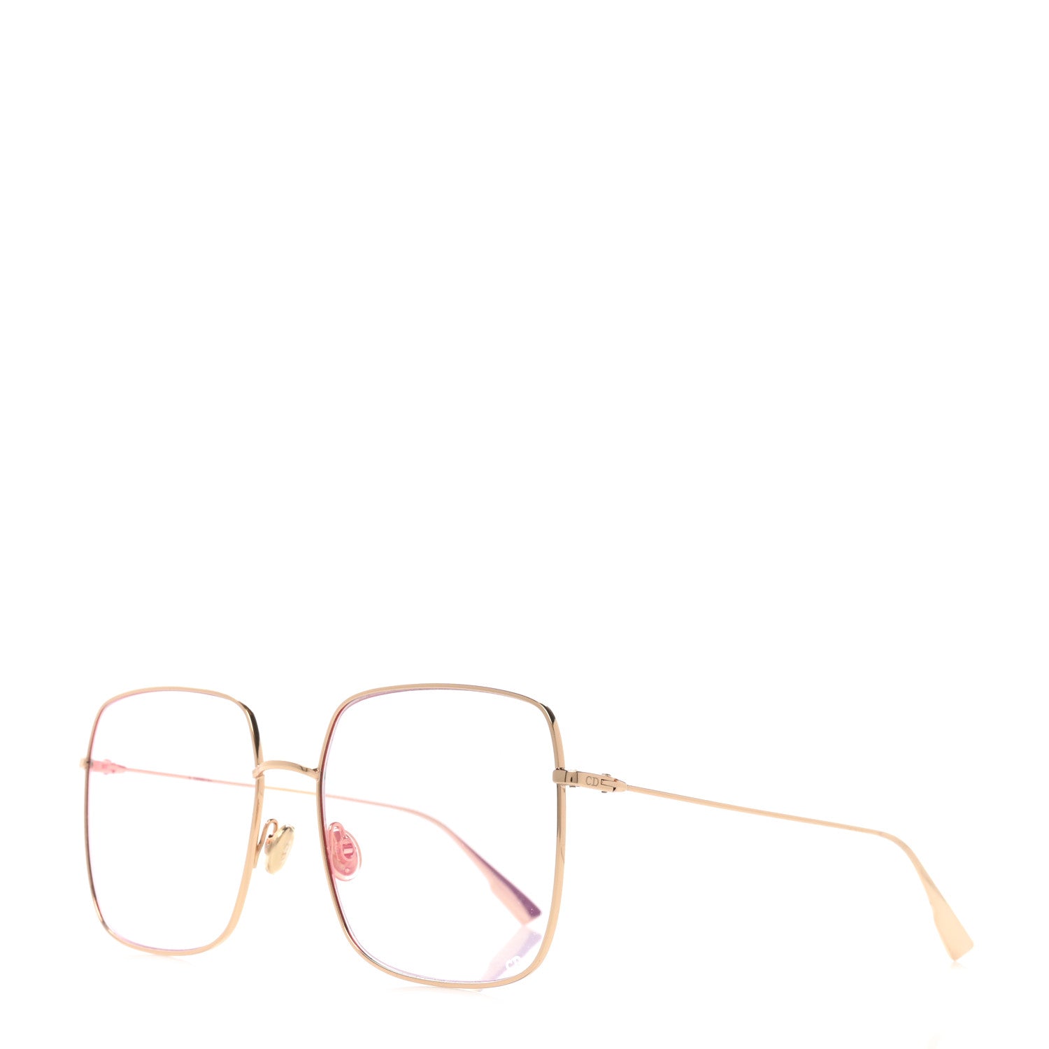 Christian Dior Metal Stellaire 1 Square Sunglasses Rose Gold 1 of 7