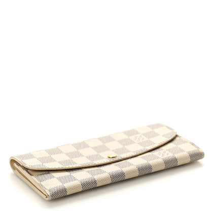 Louis Vuitton Damier Azur Emilie Wallet 4 of 8