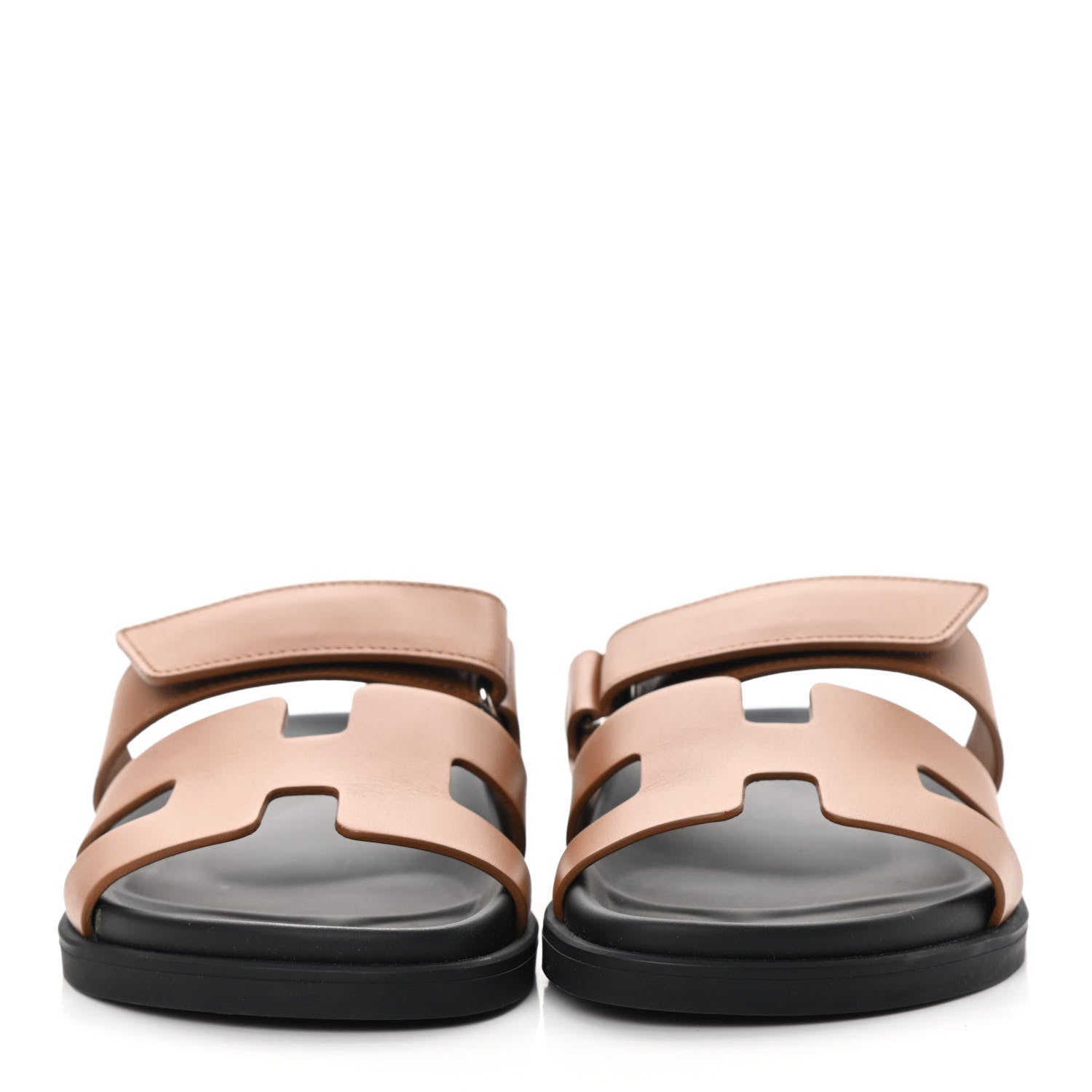 Hermes Calfskin Womens Chypre Sandals 36 Naturel 2 of 11