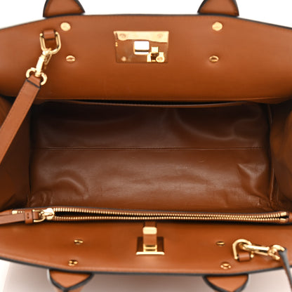 Salvatore Ferragamo Calfskin Large Studio Bag Sella 5 of 12