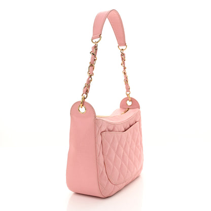 Chanel Caviar Quilted Timeless CC Shoulder Bag Pink 3 of 15