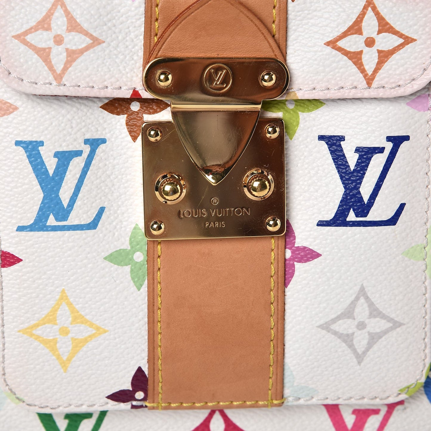 Monogram Multicolor Speedy 30 White