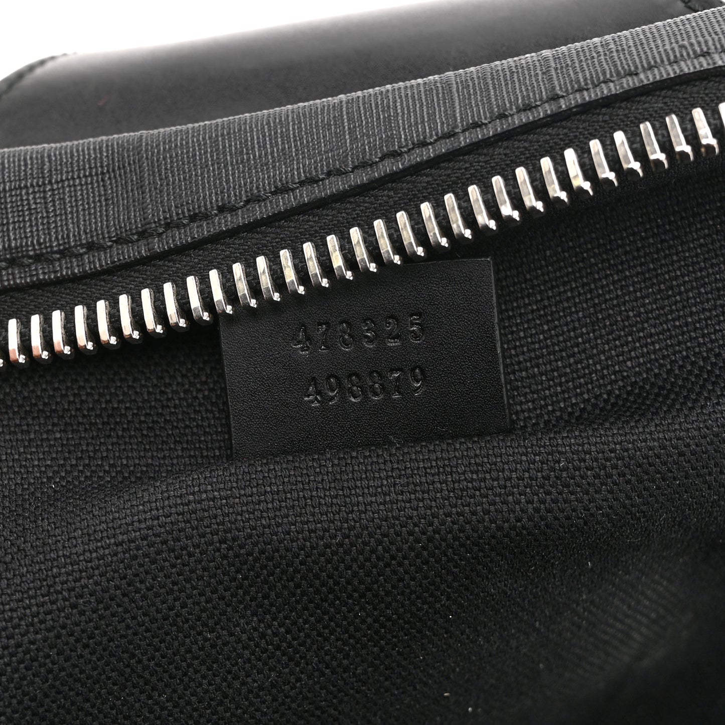 GG Supreme Monogram Web Belt Bag Black Grey